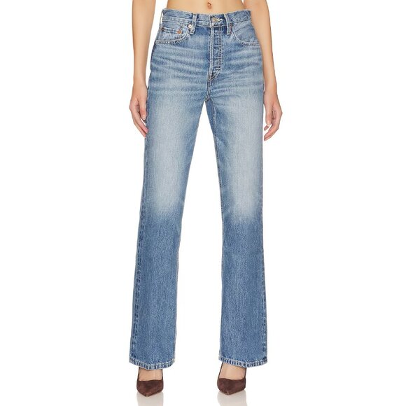 Re/Done 70s Bootcut Jeans in "Crystal Blue, size 27 - Picture 10 of 10